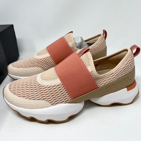 Sorel Kinetic Impact Strap Shoes Size 11 Womens Nova Sand, Paradox Pink NEW! - Picture 3 of 10